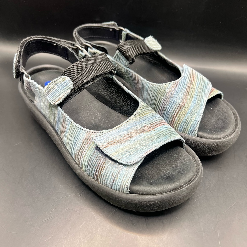 Wolky - Sandals - Multicolor‎ and Black, Size:38